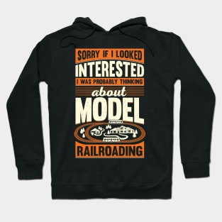 Funny Model Railroading Train Collector Gift Hoodie